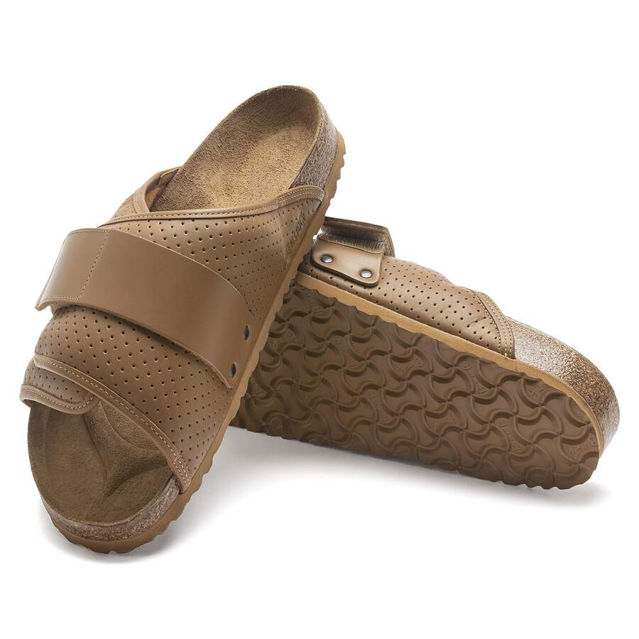 Kyoto Natural Leather - Puff Pack Cork Brown