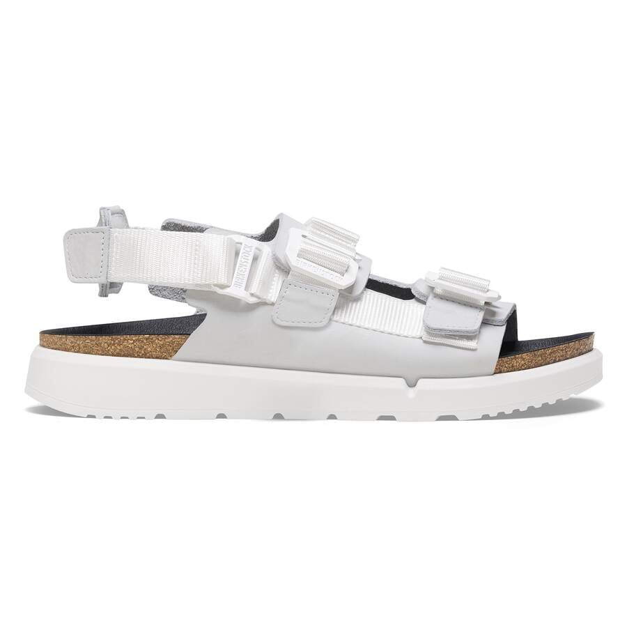 Shinjuku Natural Leather/Textile - Antique White