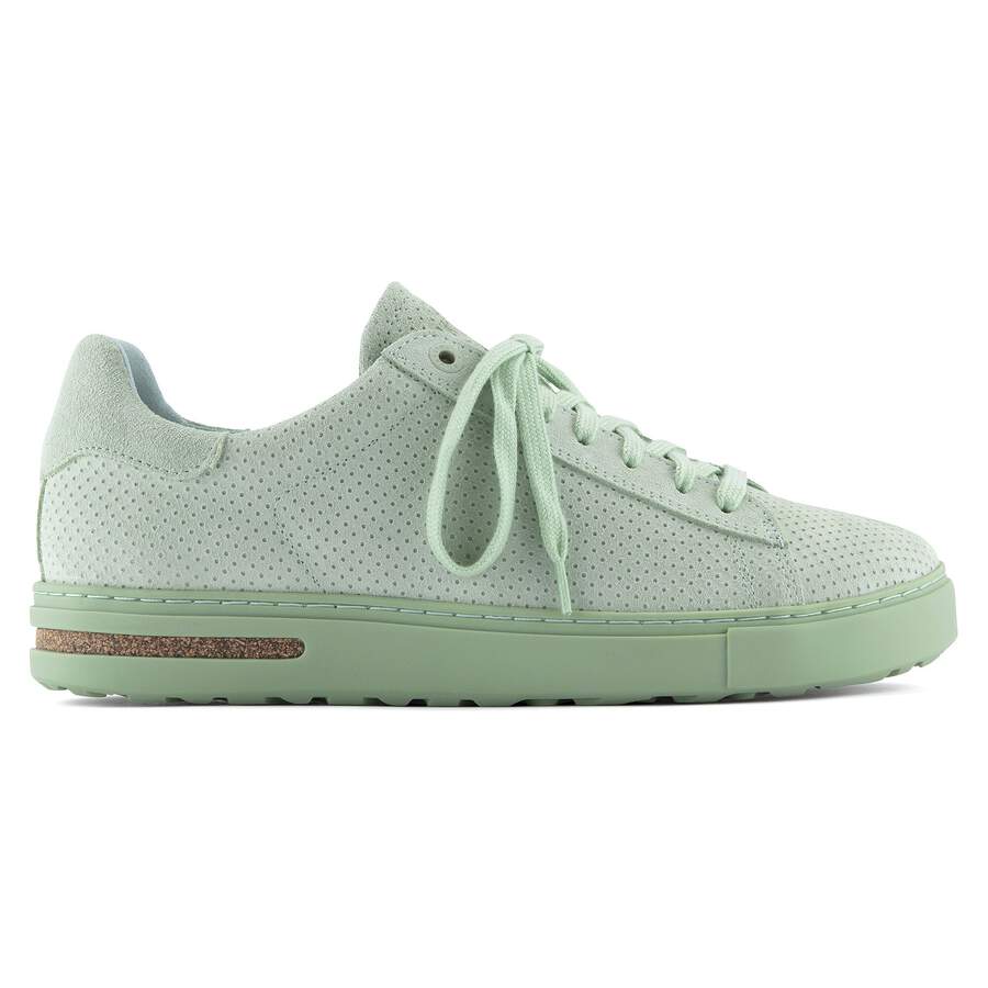 Bend Low Suede Leather Embossed - Matcha
