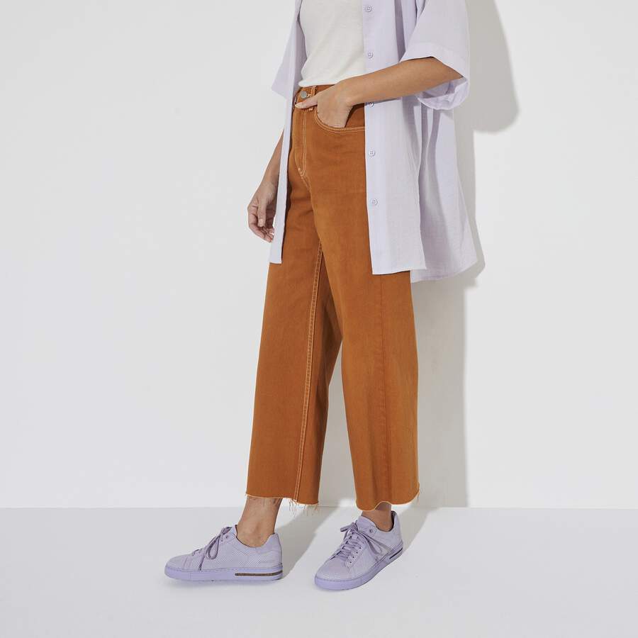 Bend Low Suede Leather Embossed - Purple Fog