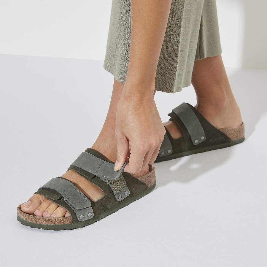 Uji Nubuck Leather/Suede - Thyme