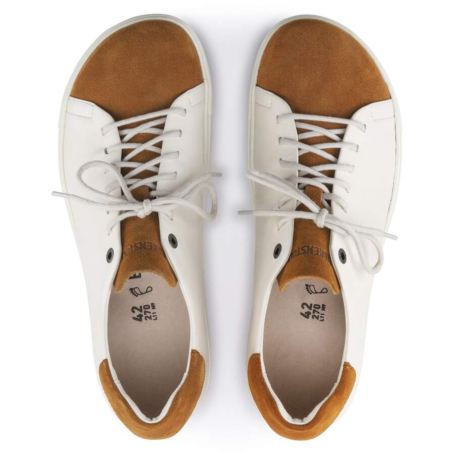 Bend Low Decon Pop Natural Leather Nubuck - Mink/Eggshell