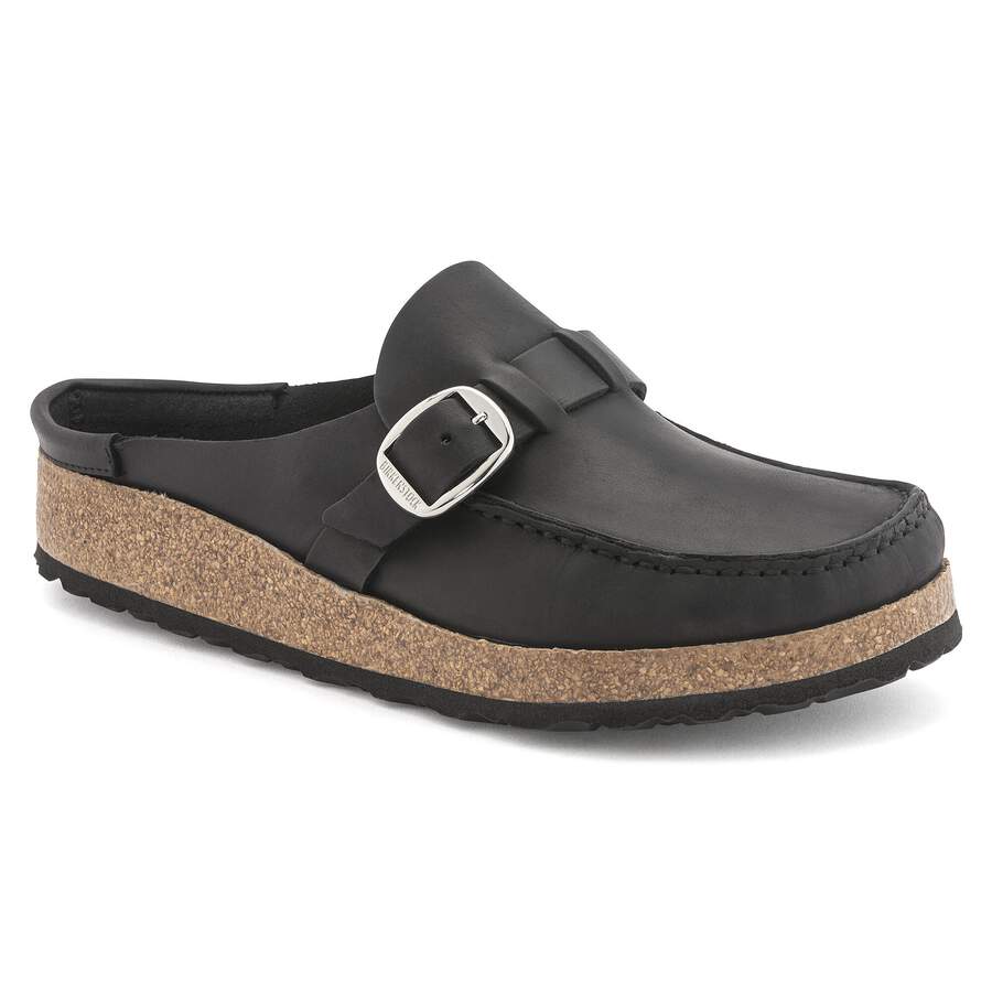 Buckley Natural Leather Oiled - Black