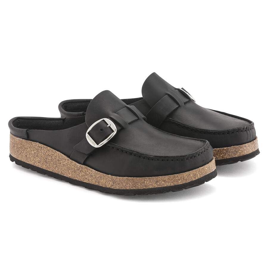 Buckley Natural Leather Oiled - Black