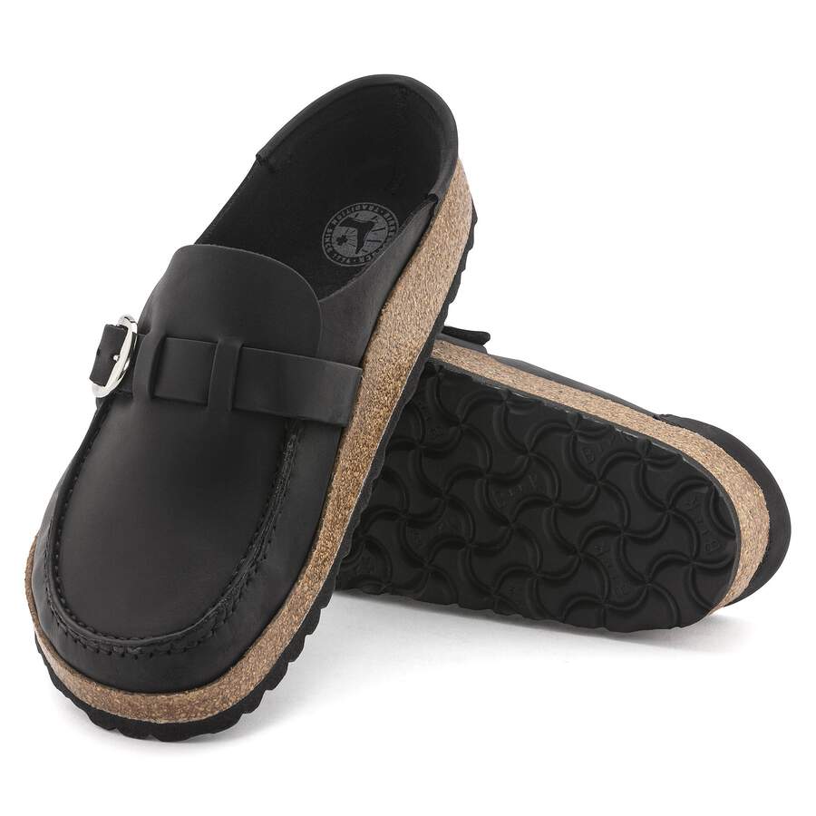 Buckley Natural Leather Oiled - Black