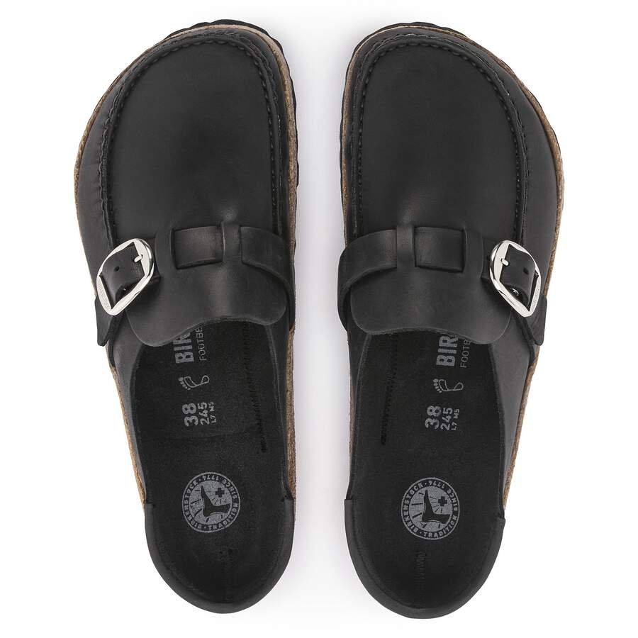 Buckley Natural Leather Oiled - Black