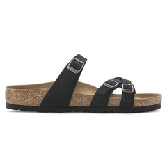 Franca Birko-Flor Nubuck - Black