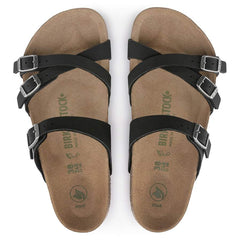 Franca Birko-Flor Nubuck - Black