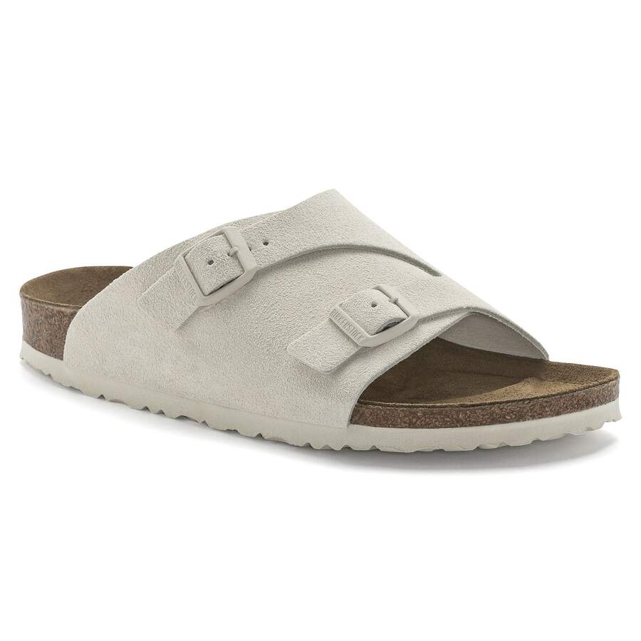 Zürich Suede Leather - Antique White