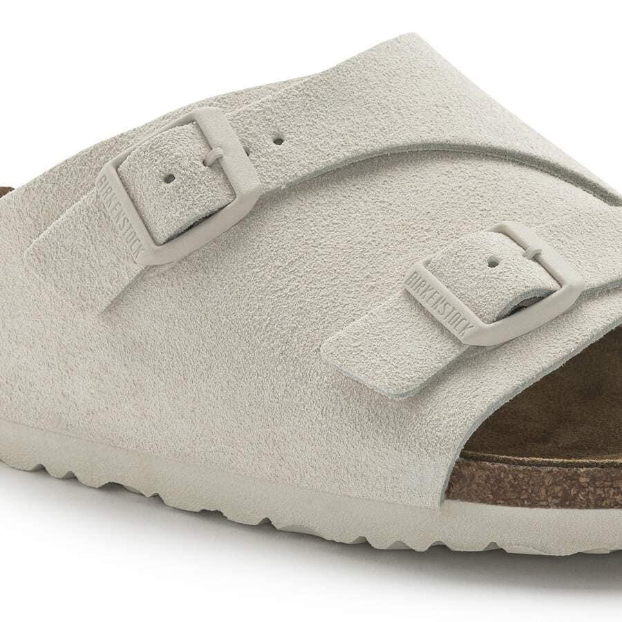 Zürich Suede Leather - Antique White