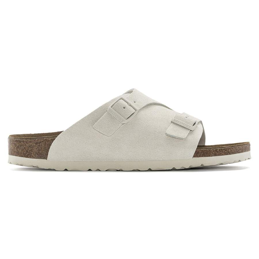 Zürich Suede Leather - Antique White