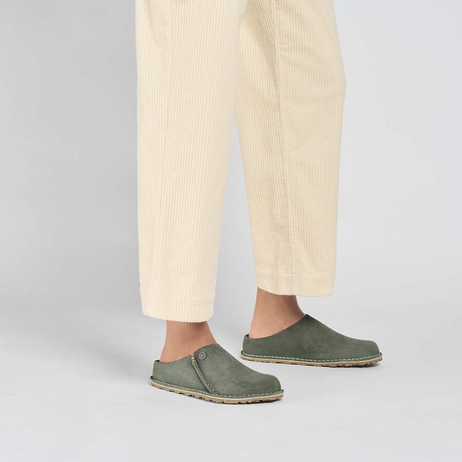 Zermatt Premium Suede Leather - Thyme