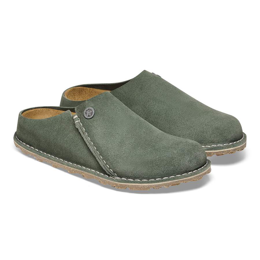 Zermatt Premium Suede Leather - Thyme