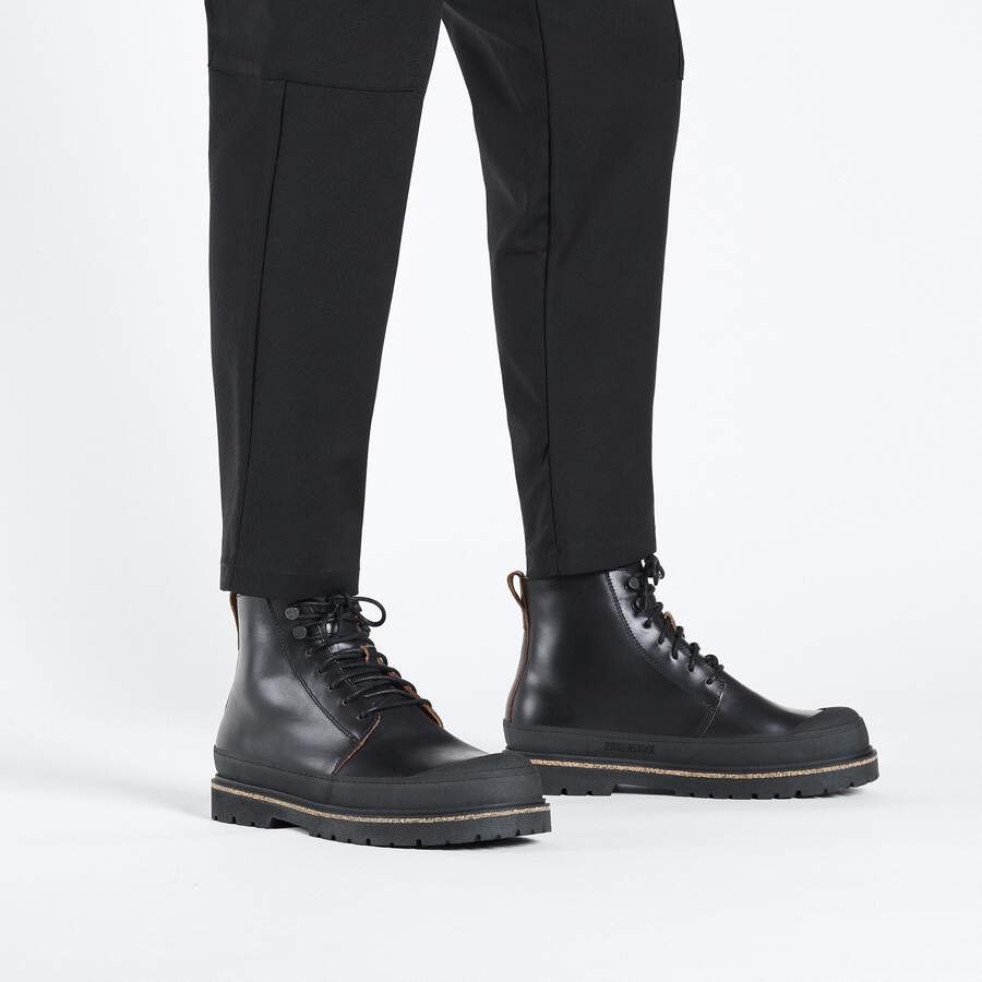 Prescott Waxy Leather - Black