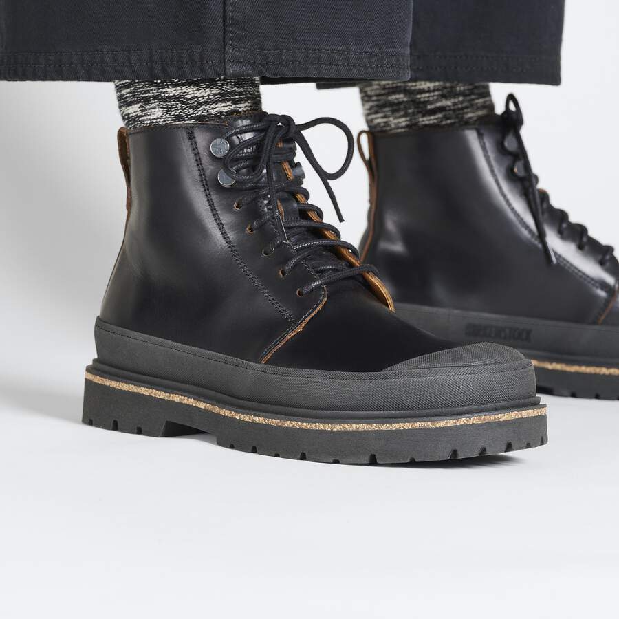 Prescott Women Waxy Leather - Black