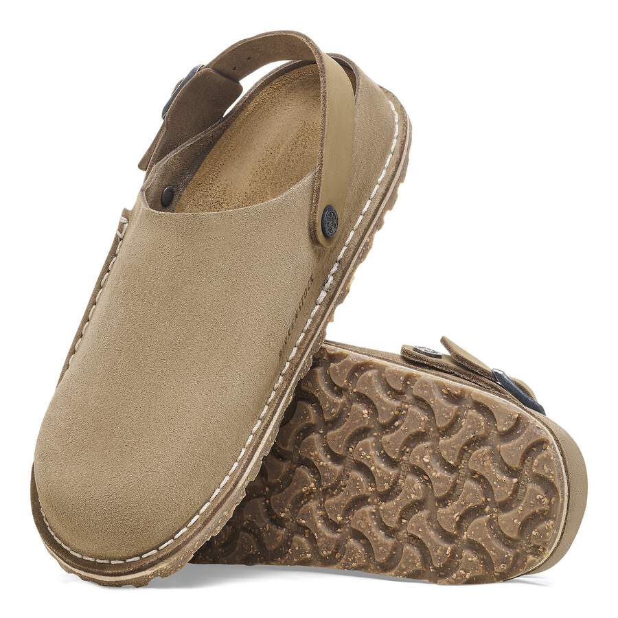 Lutry Premium Suede Leather - Gray Taupe