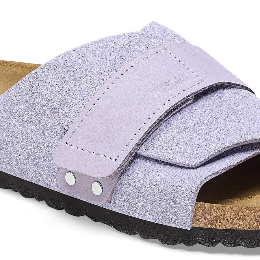 Kyoto Suede Leather - Purple Fog
