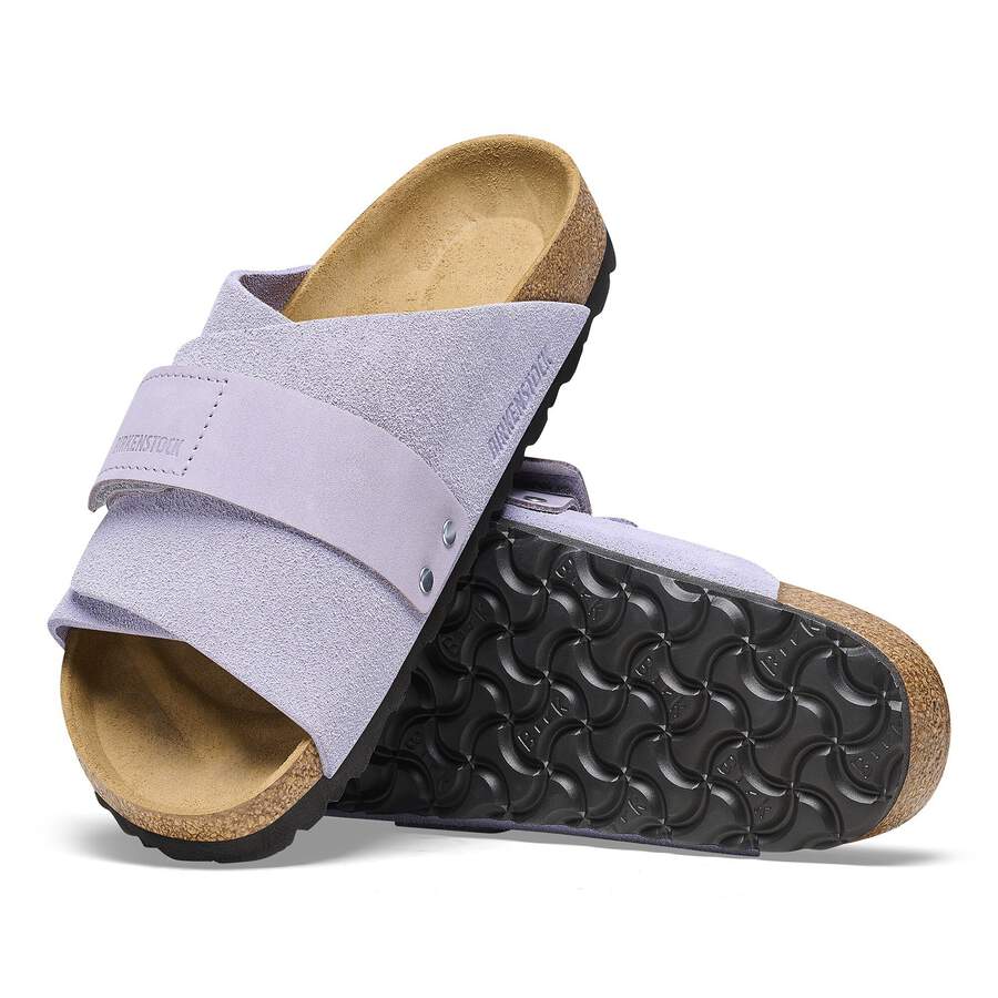 Kyoto Suede Leather - Purple Fog