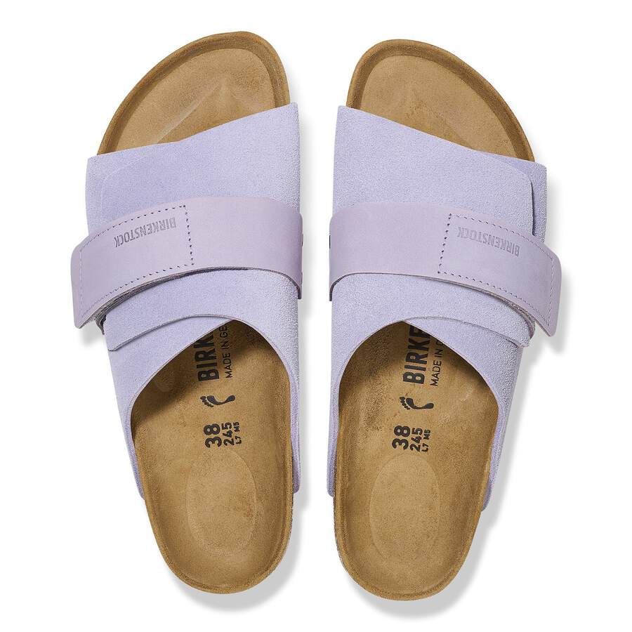 Kyoto Suede Leather - Purple Fog