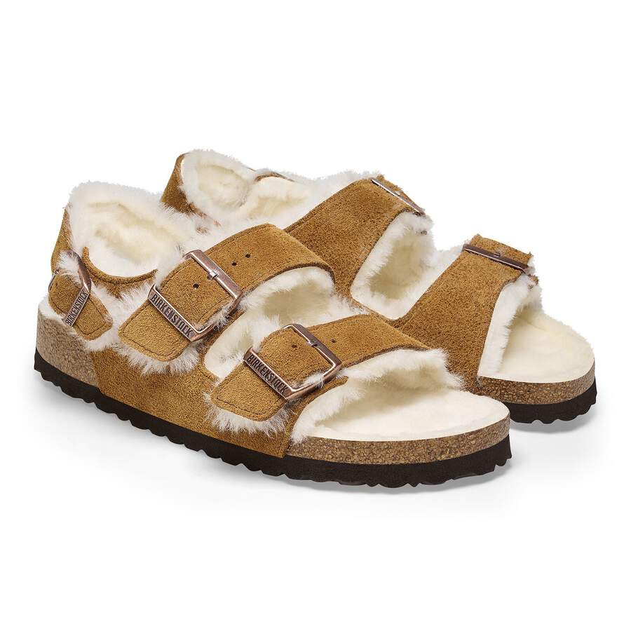 Milano Shearling Suede Leather/Fur - Mink