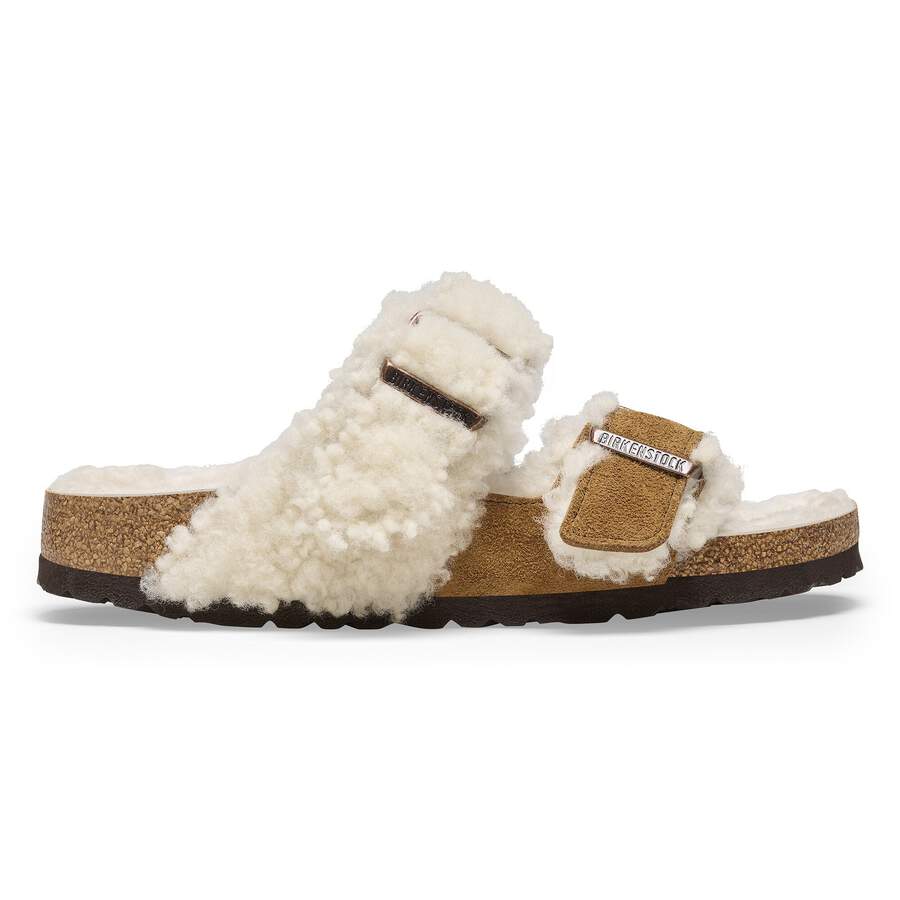 Arizona Teddy Split Suede Leather/Fur - Mink