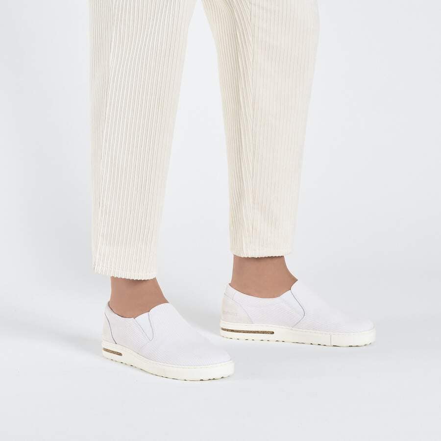 Oswego Suede Leather - Antique White