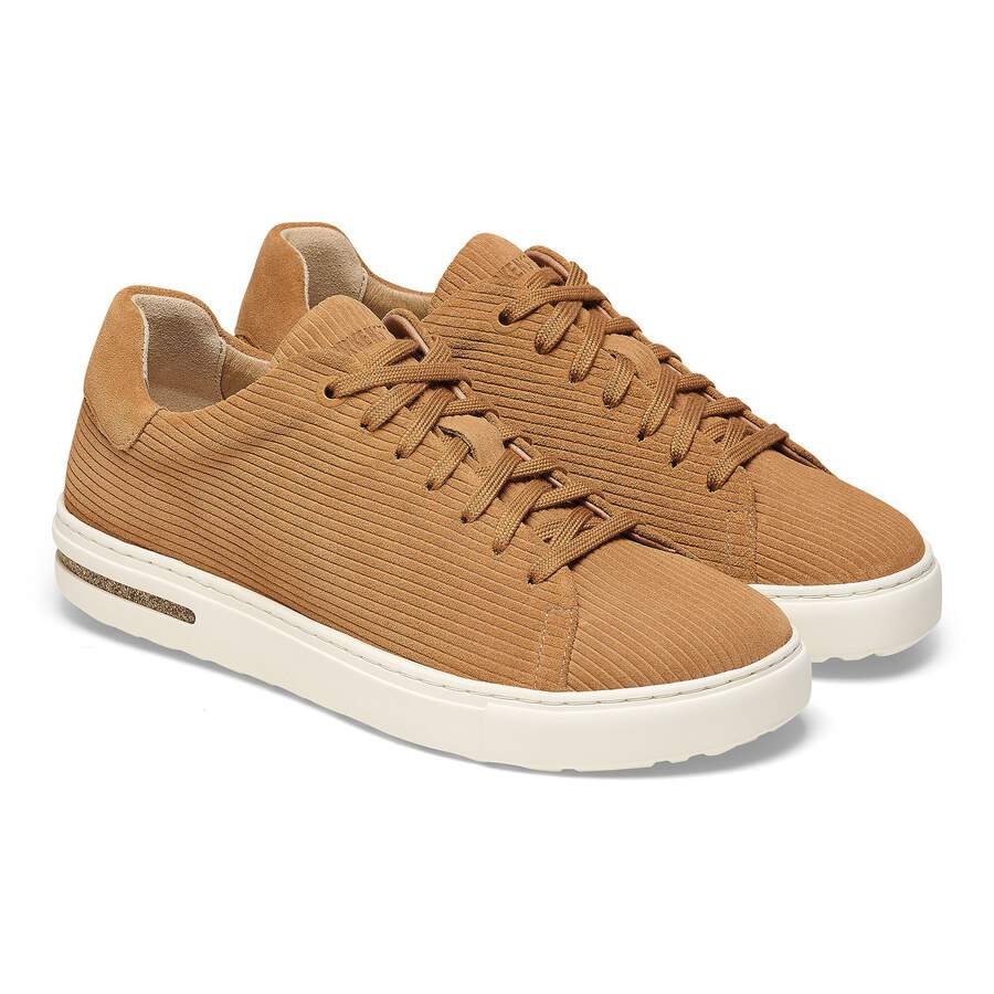 Bend Low Suede Leather Embossed - Corduroy Cork Brown