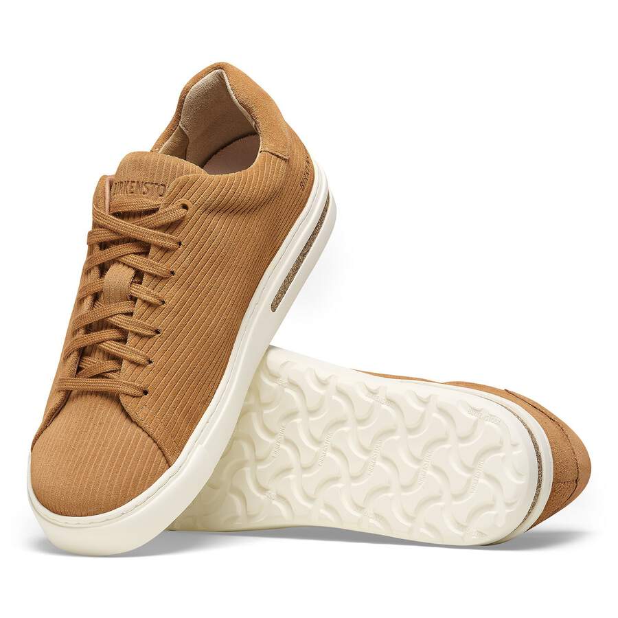 Bend Low Suede Leather Embossed - Corduroy Cork Brown