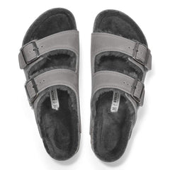 Arizona Shearling Waxy Leather Oiled - Iron