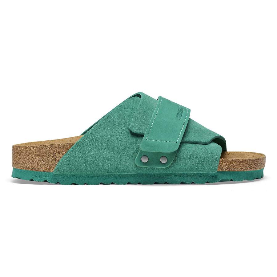Kyoto Nubuck Leather/Suede - Digital Green