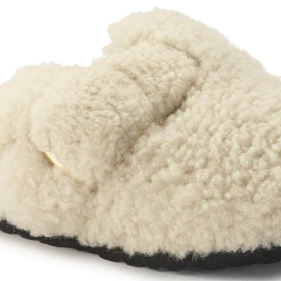 Boston Big Buckle Fur - Teddy Eggshell