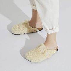 Boston Big Buckle Fur - Teddy Eggshell
