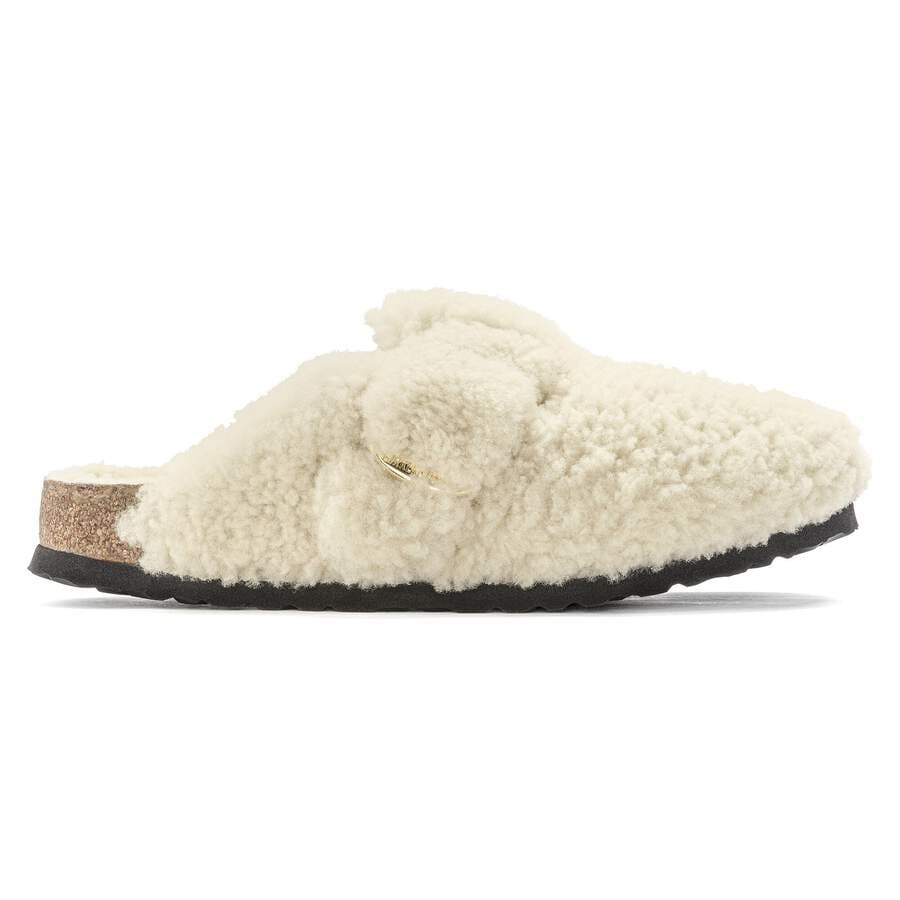 Boston Big Buckle Fur - Teddy Eggshell