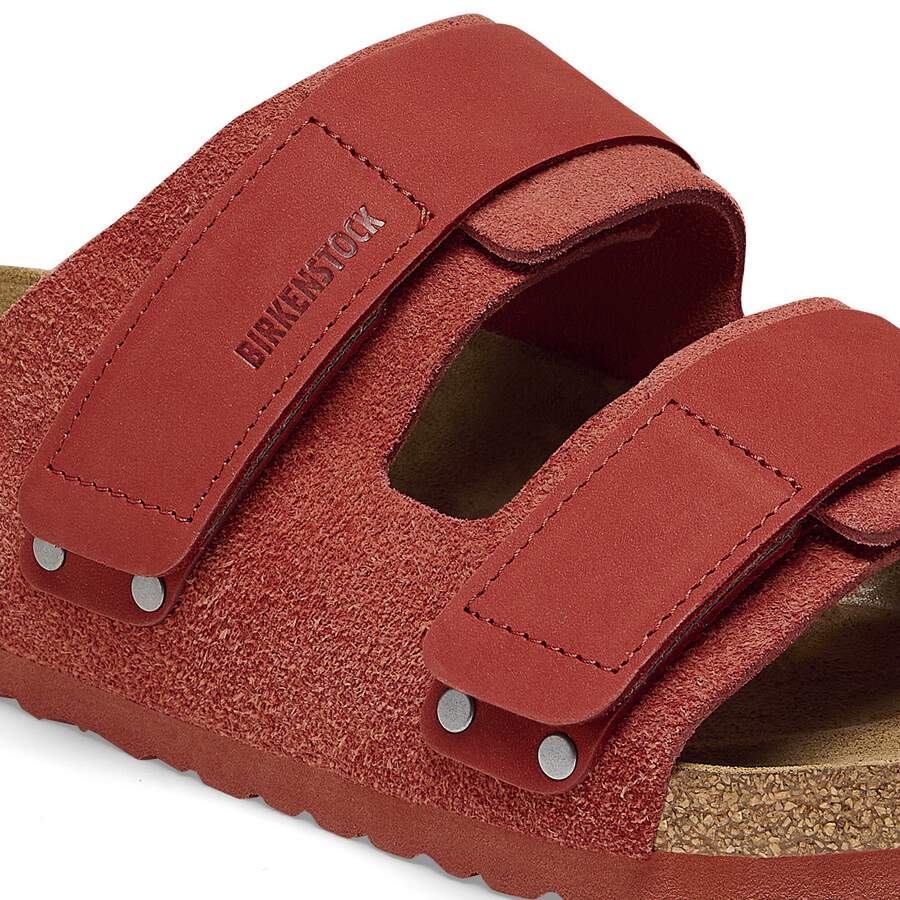 Uji Nubuck Leather/Suede - Sienna Red