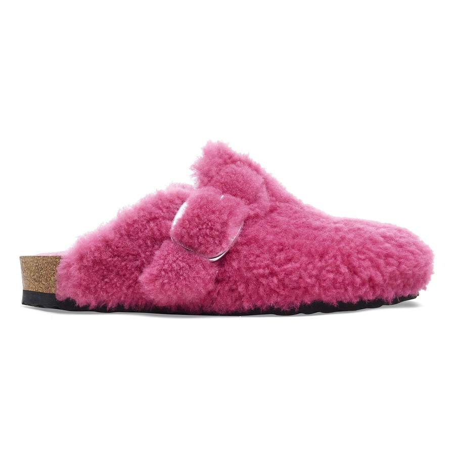 Boston Big Buckle Fur - Fuchsia Tulip