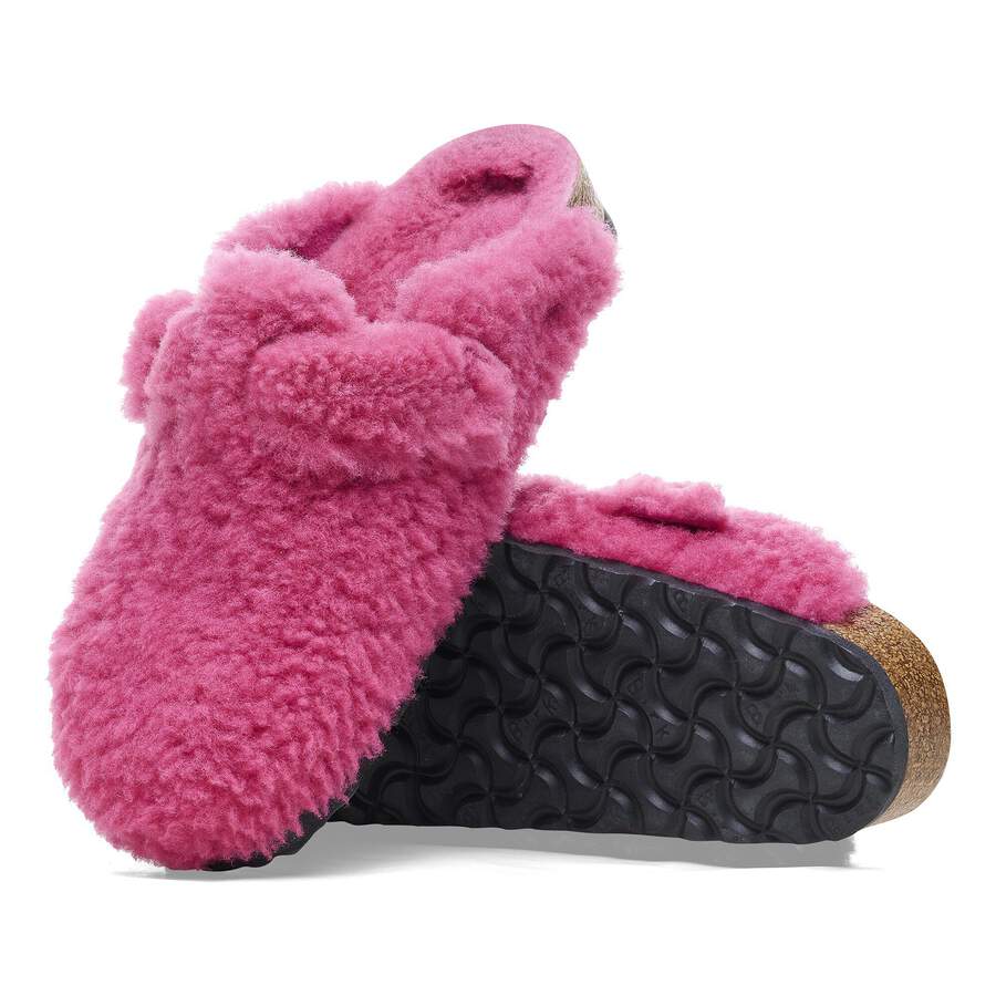 Boston Big Buckle Fur - Fuchsia Tulip
