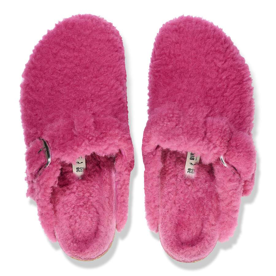 Boston Big Buckle Fur - Fuchsia Tulip