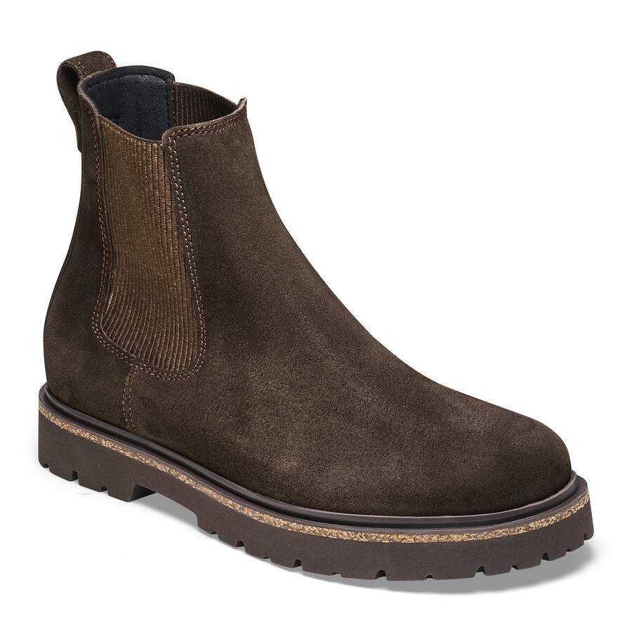 Highwood Slip On Women Suede Leather - Mocha