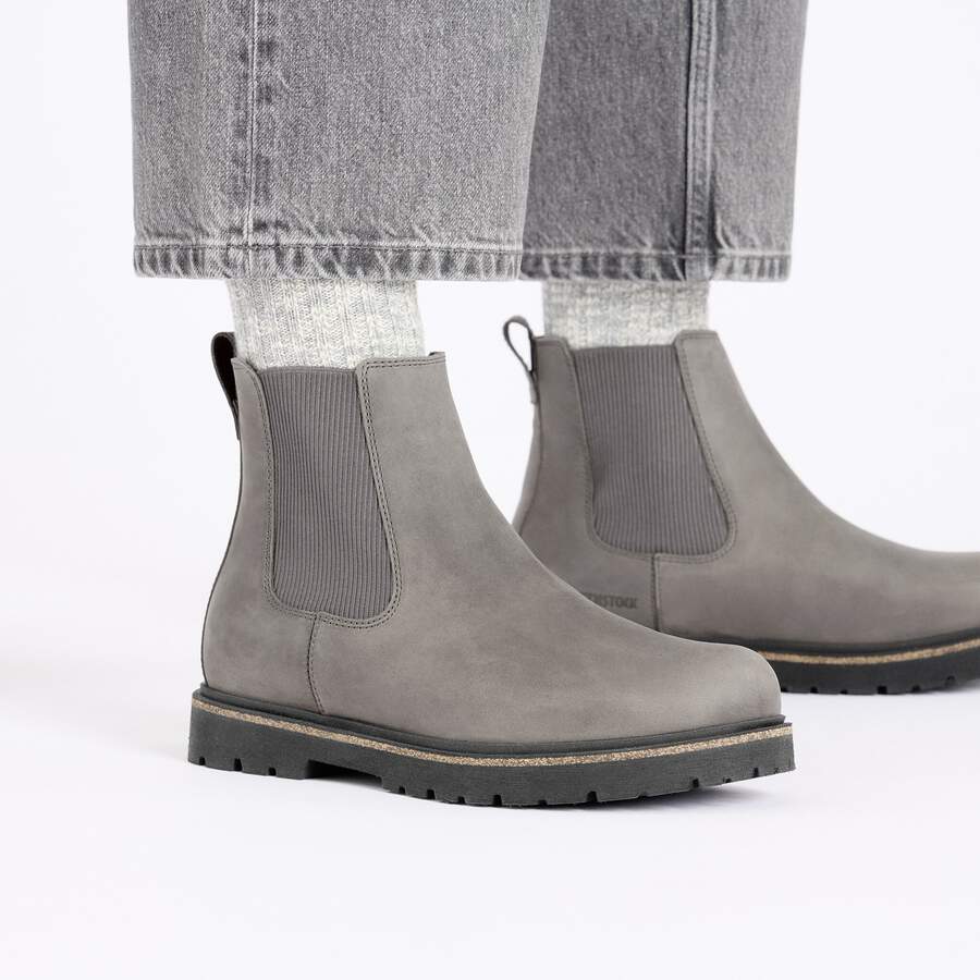 Highwood Slip On Mid Women Nubuck Leather - Graphite