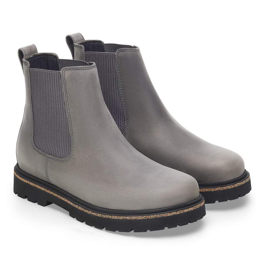 Highwood Slip On Mid Women Nubuck Leather - Graphite