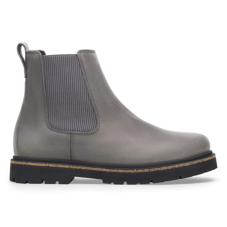 Highwood Slip On Mid Women Nubuck Leather - Graphite