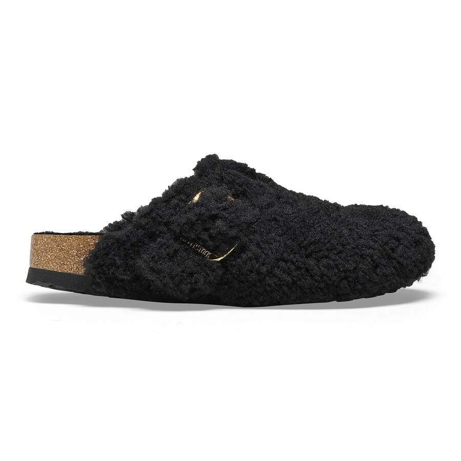 Boston Big Buckle Fur - Black Gold