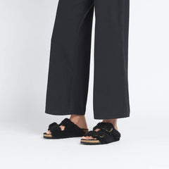 Arizona Big Buckle Shearling - Black Gold