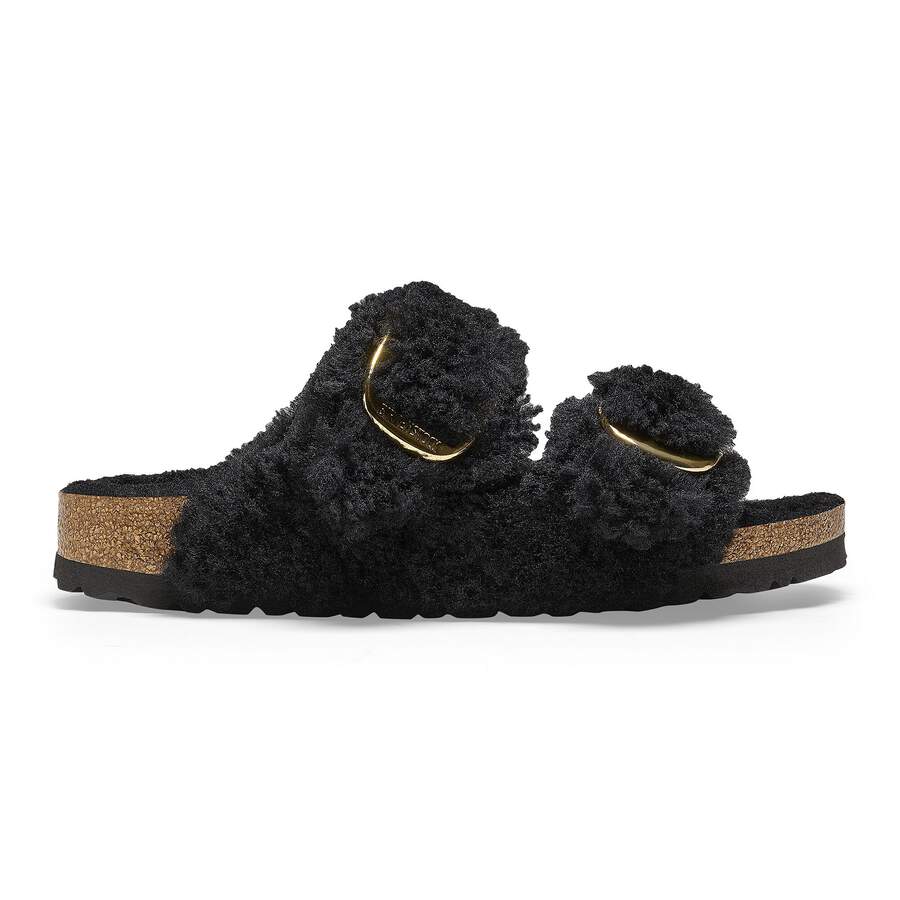Arizona Big Buckle Shearling - Black Gold