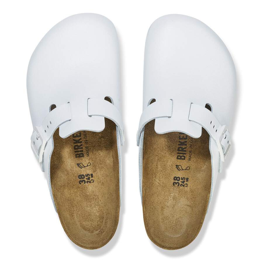 Boston Pro Natural Leather - White