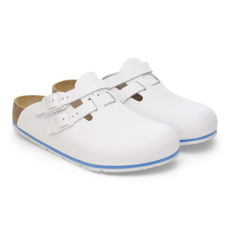 Kay PRO Natural Leather Coated - White