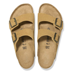 Arizona Suede Leather Embossed - Corduroy Cork Brown