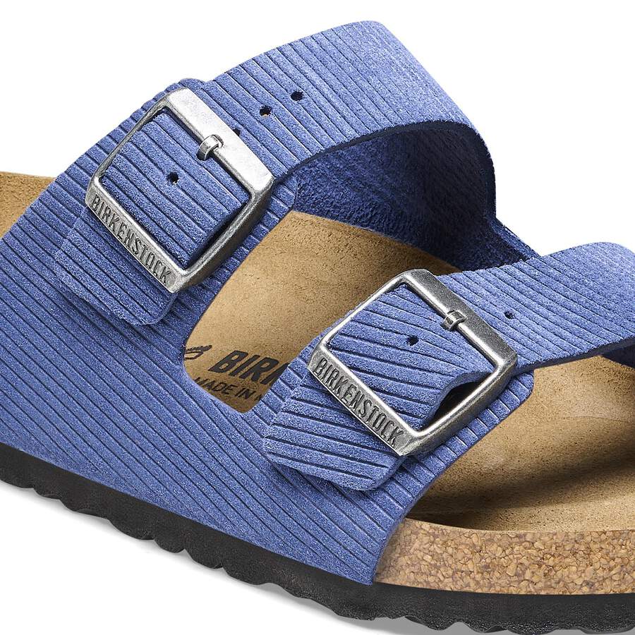 Arizona Suede Leather Embossed - Corduroy Indigo