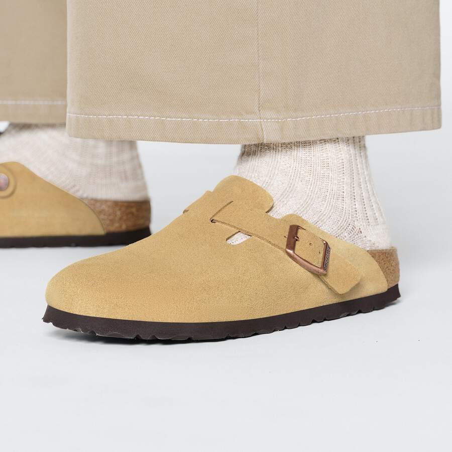 Boston Suede Leather - Latte Cream