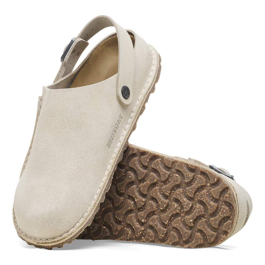 Lutry Premium Suede Leather - Eggshell